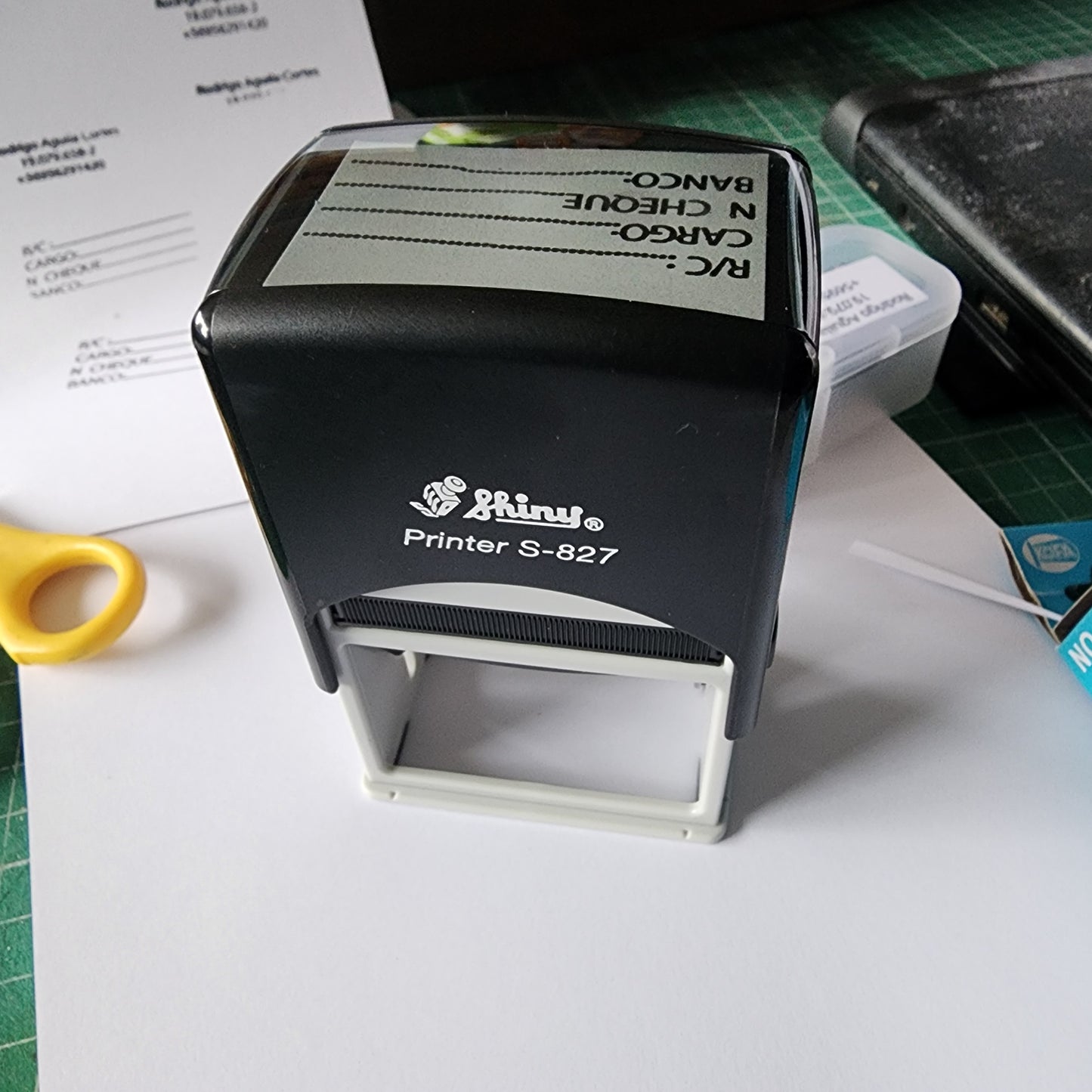 TImbre shiny 827 50x30mm